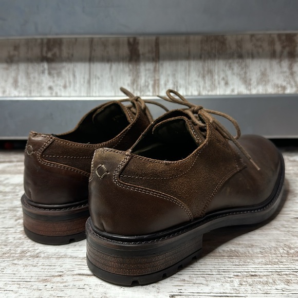 JOSEF SEIBEL MEN’S OSCAR 05-CASTAGNE Size 10/EU 43 Brown Leather Lace Up Oxfords - Picture 5 of 11